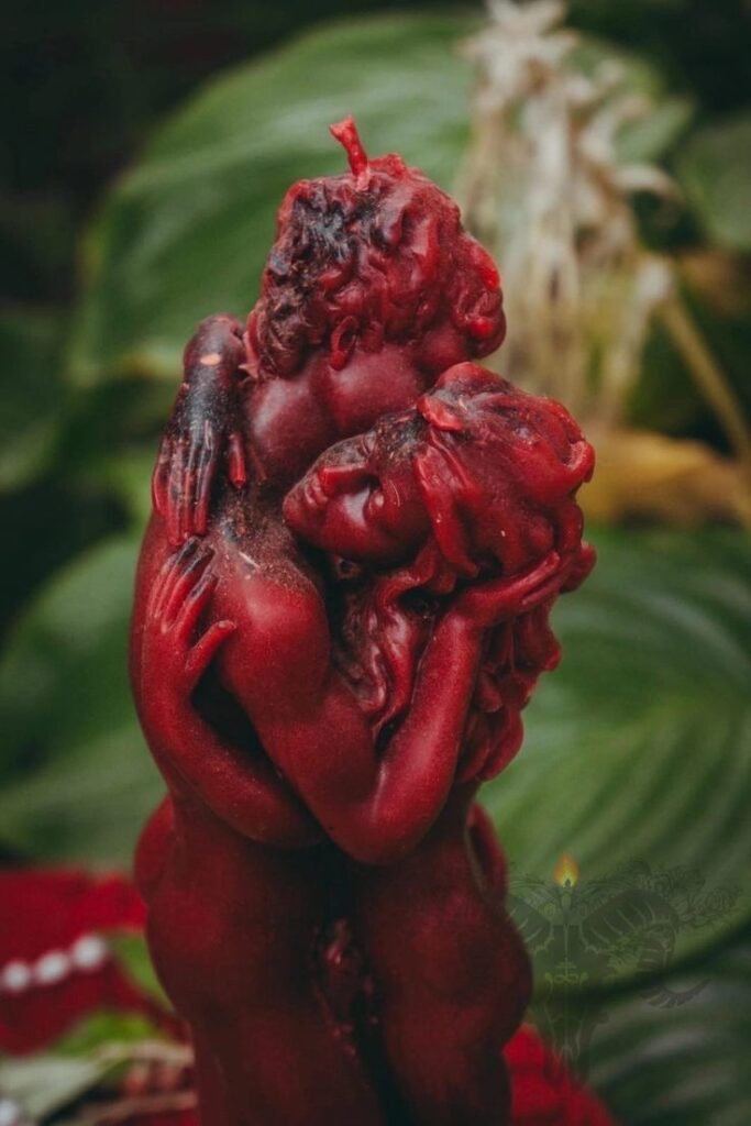 Возлюбленные Единение свеча алтарная фигурная восковая